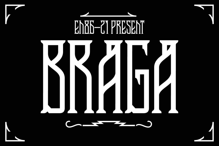 Braga & extras Font Download