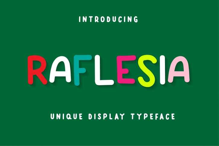 Raflesia Display Font Font Download