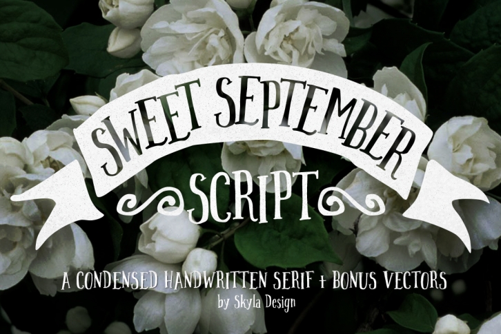 Handwritten font - Sweet September Font Download