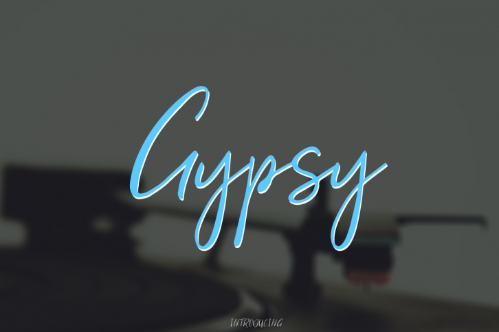 Gypsy Script Font Font Download