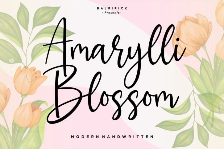 Amarylli YH - Modern Script Font Font Download