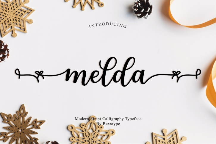 Melda Script | Modern calligraphy Font Download