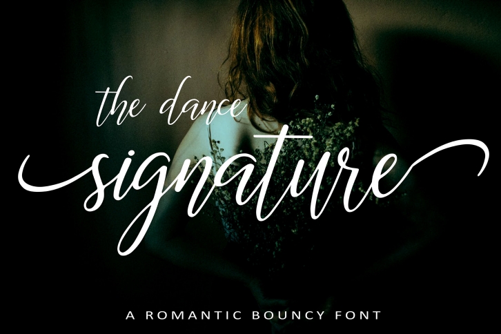 The Dance Signature | A BOUNCY FONT Font Download