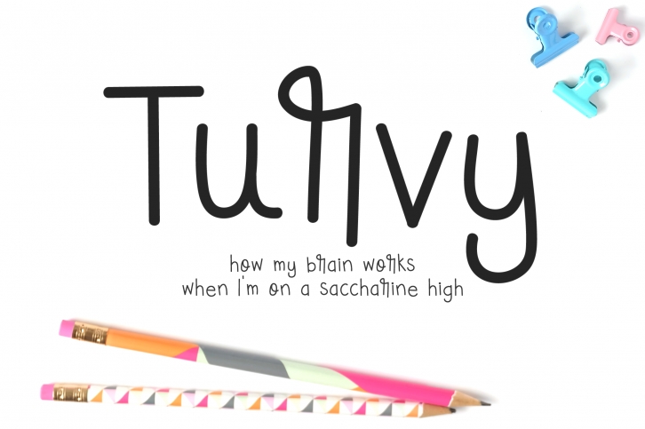 Turvy - A Unique Font to Replace Comic Sans Font Download