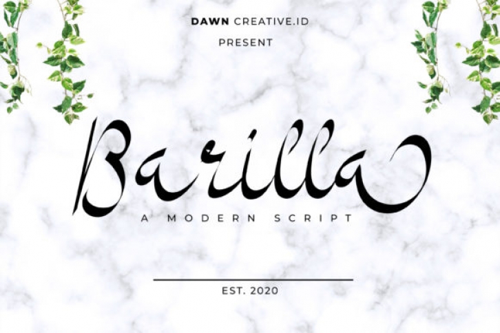 Barilla Font Download