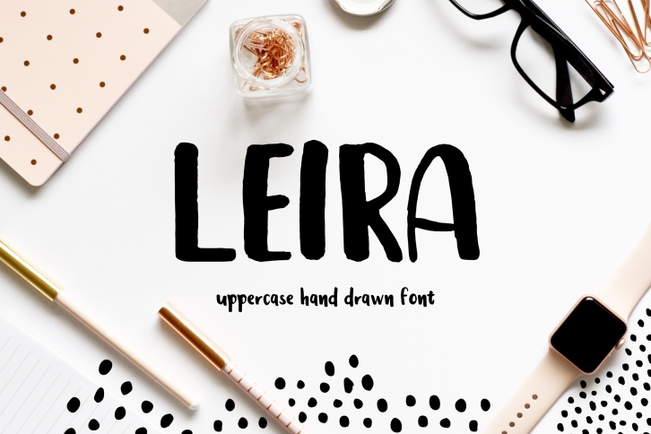 Leira Hand Drawn Brush Font Font Download