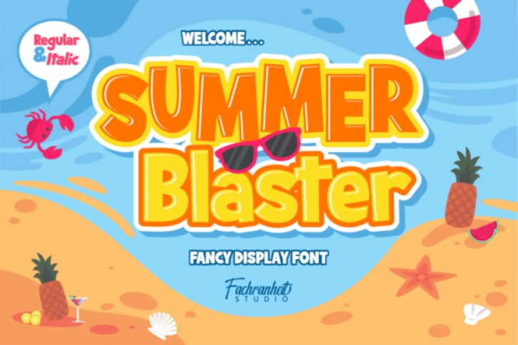 Summer Blaster Font Download