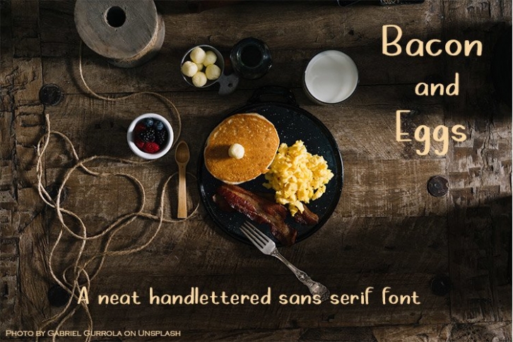 Bacon and Eggs Font Download