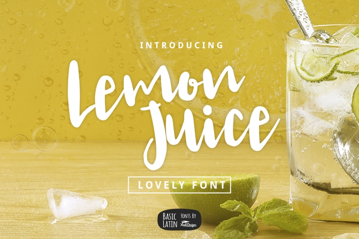 Lemon Juice Script Font Font Download