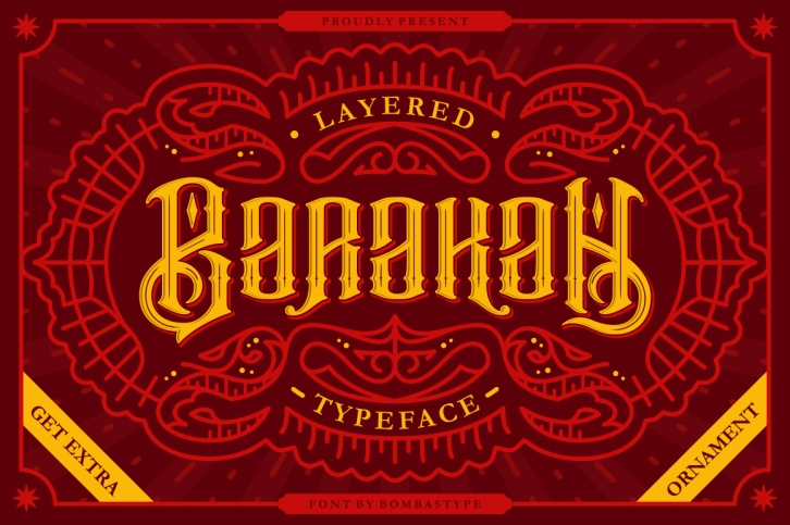 Barakah Typeface  Extras Font Download