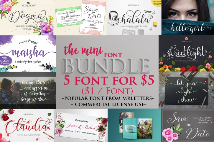 The Mini Bundle $1 font Font Download
