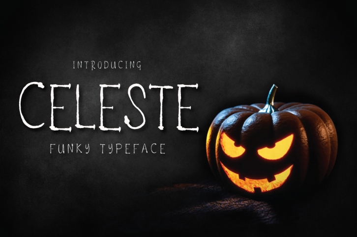 Celeste - Funky Typeface Font Download