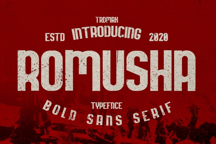 Romusha Bold Sans Serif Font Download