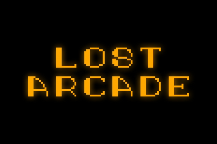 Lost Arcade Sans Adorn Black Font Download