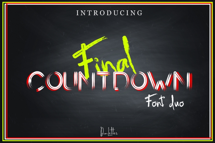 Final Countdown Font Download