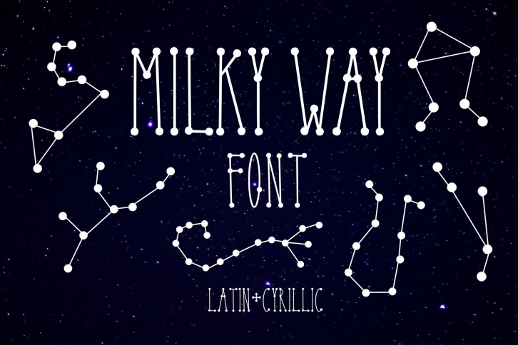 Milky Way Font Font Download