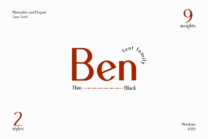 Ben Sans Serif Family Font Download