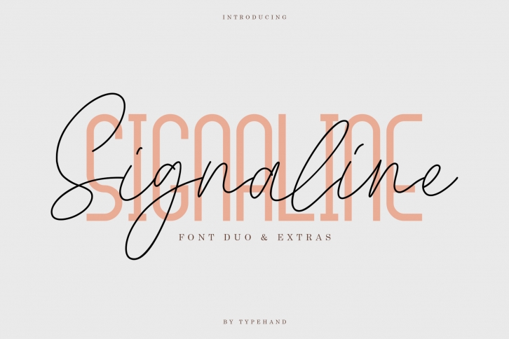Signaline  Font Duo Extras Font Download