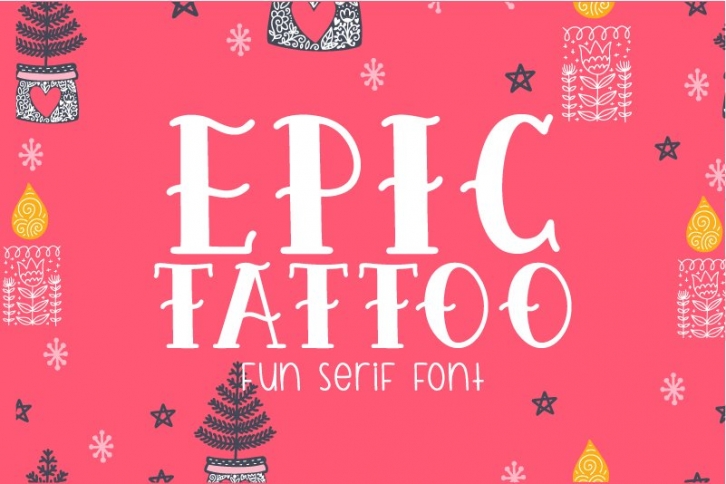 Epic Tattoo Font Font Download