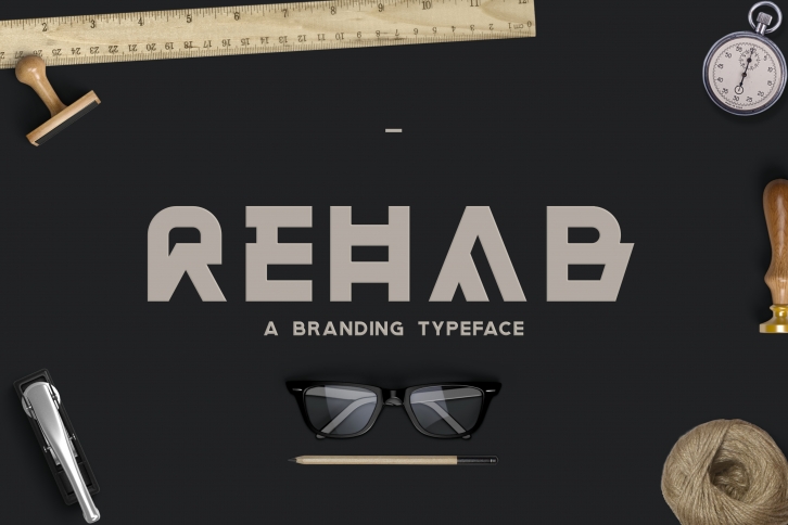 Rehab - The Display Sans Serif Font Font Download