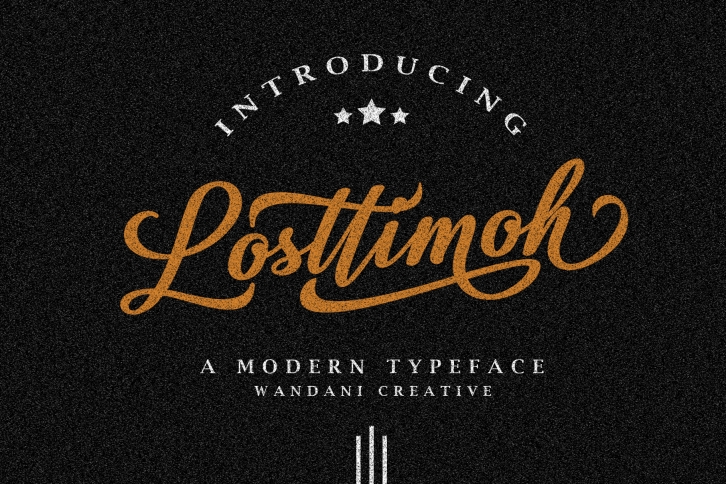 Losttimoh | A Modern Script Font Download