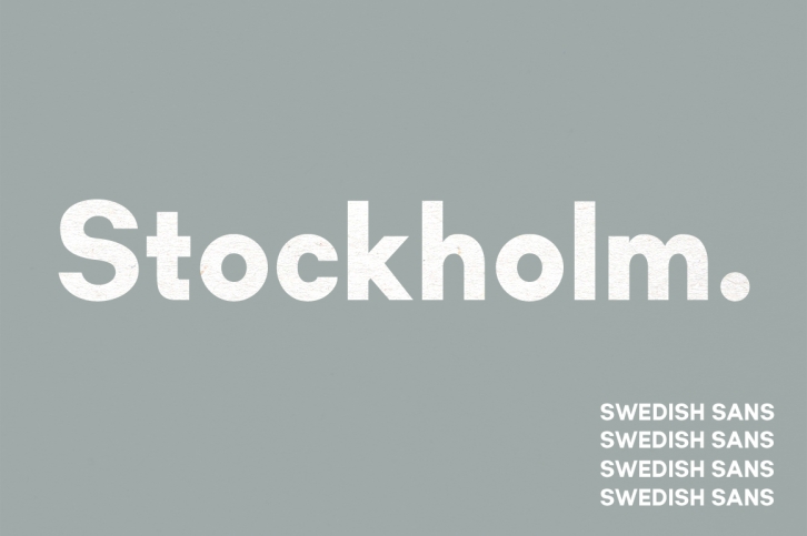 Stockholm | Two-Weight Font Family Font Download