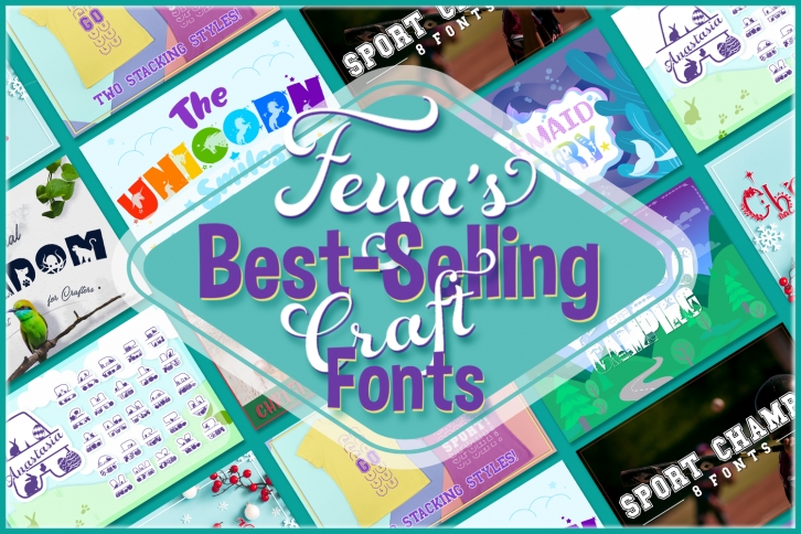 Feyas Best-Selling Craft Fonts Bundle Font Download