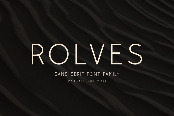 Rolves - Sans Serif Font Family Font Download