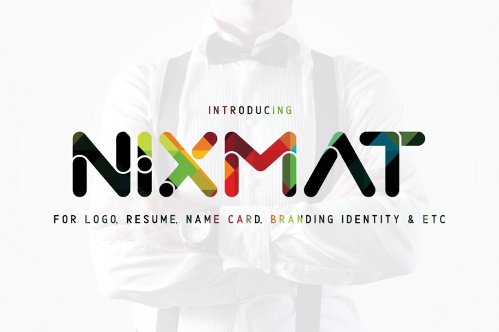 Nixmat | A Brand Identity Font Font Download