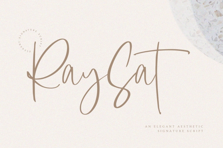 Raysat Signature Font Download