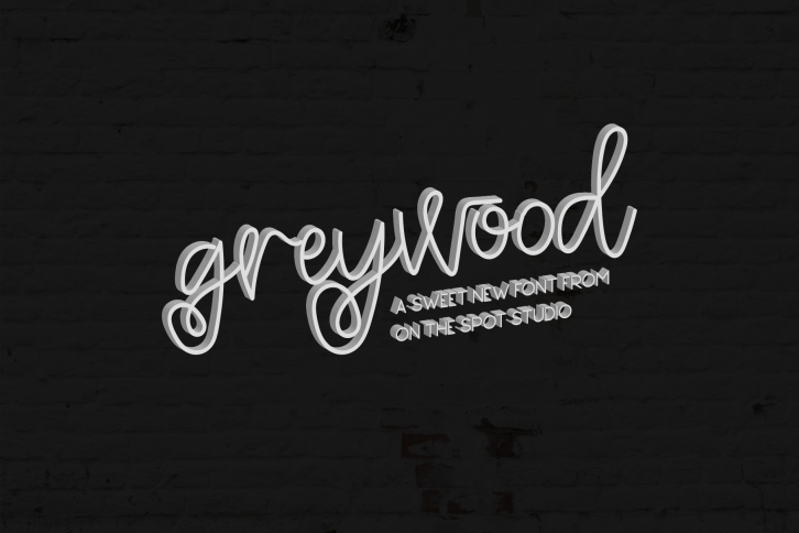 Greywood & BONUS Cedarwood Display Font Download