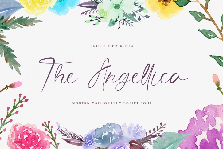 The Angellica - Modern Calligraphy Font Font Download