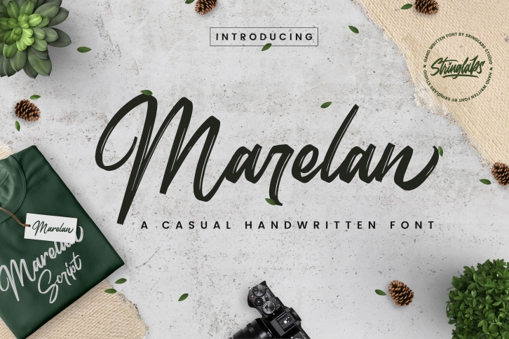 Marelan - Casual Handwritten Font Font Download
