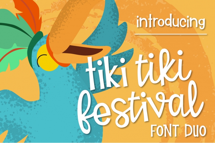 Tiki Tiki Festival Font Duo Font Download