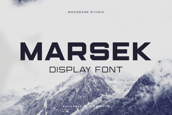 (NEW) Marsek - A Solid Display Font Font Download