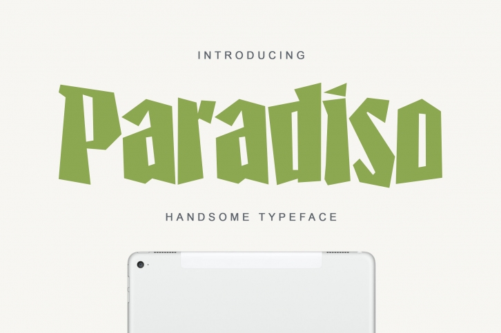 Paradiso Typeface Font Download