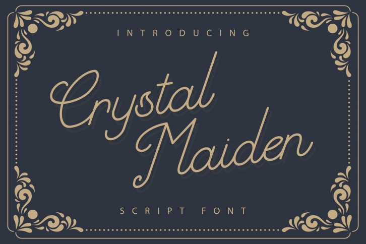Crystal Maiden Font Download
