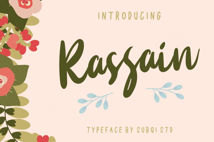 Rassain Handwritten Script Font Download