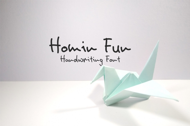 HominFun Handwriting Font Font Download