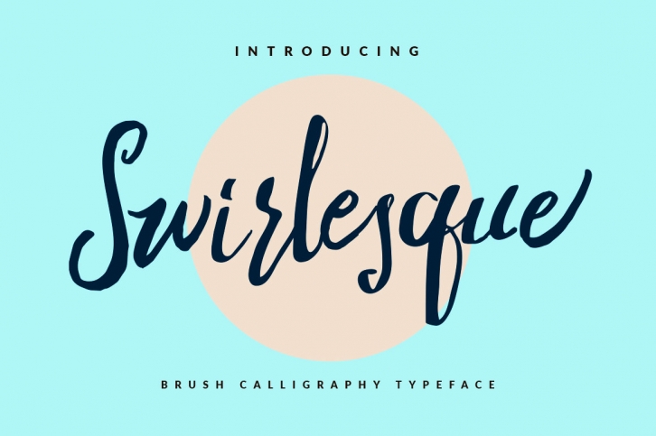 Swirlesque Typeface Font Download