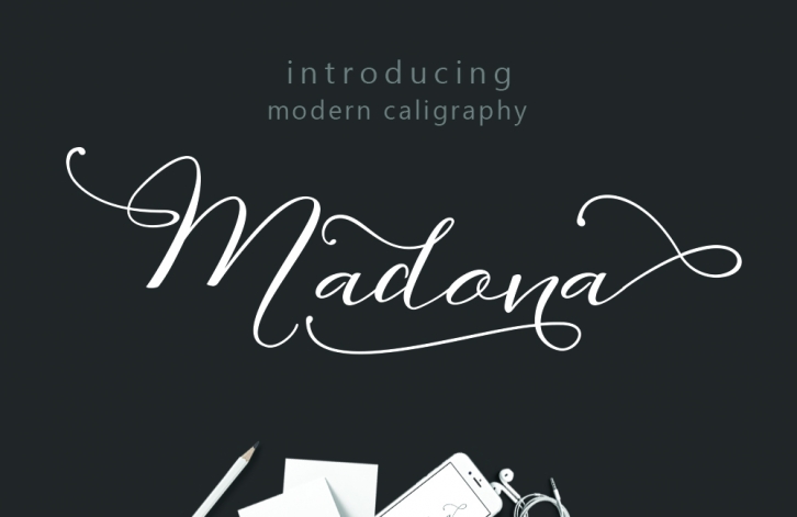 Madona Scrip & Basic Font Download