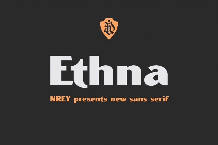 Ethna black Font Download