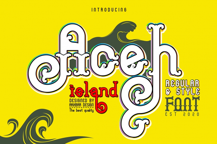 Aceh island Font Download