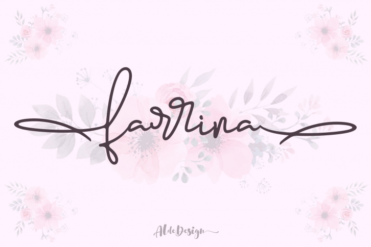 Farrina - Beautiful Script Font Download