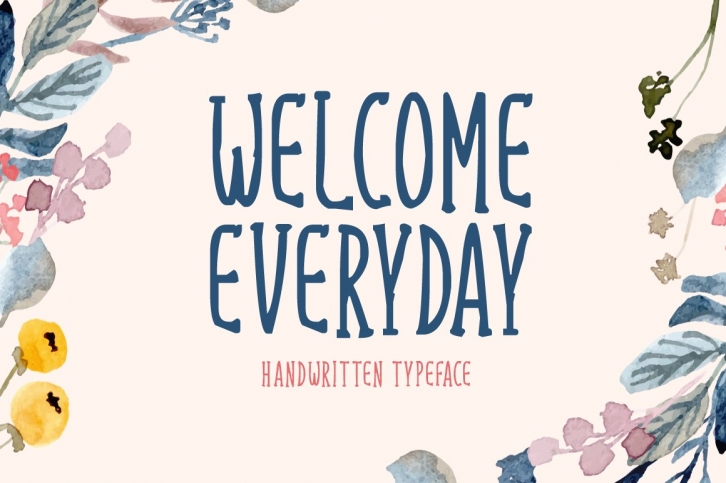 Welcome Everyday Font Download
