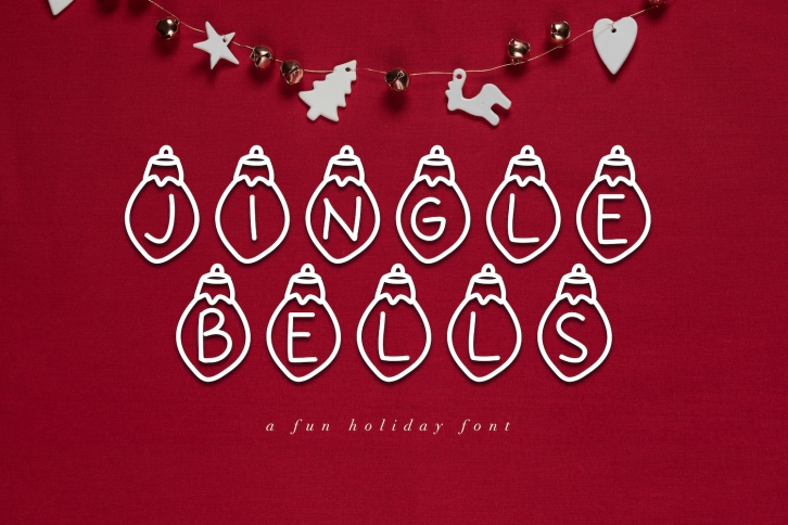 Jingle Bells - A Fun Christmas Font Font Download