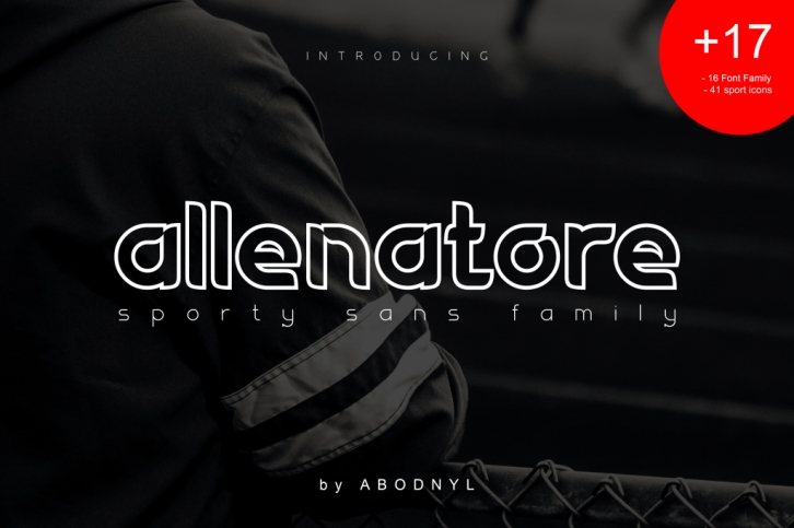 Allenatore - Sporty Sans Family- Font Download
