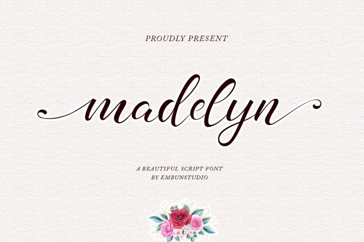 madelyn - Chic Script font Font Download