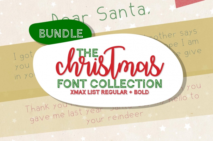 Christmas Font Bundle - A festive collection sans serif font Font Download