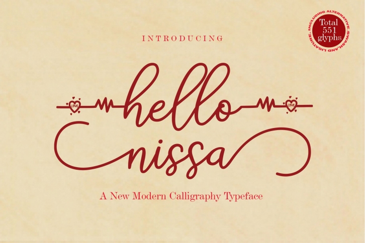 hello nissa Font Download